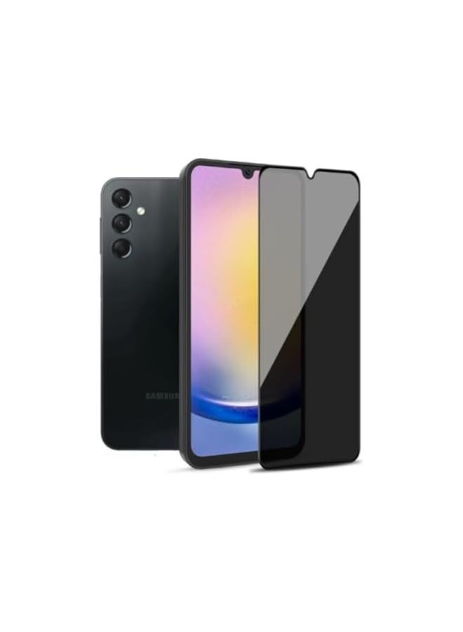 PROMASS Tempered Glass for Galaxy A25 Privacy Glass Screen Protector Anti-Spy Tempered Glass Film 9H Hardness Scratch Resistant Bubble Free Glass Screen Protector for Galaxy A25 - Image 1