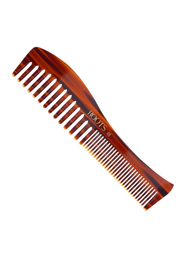 Roots - Classic Brown Dressing Comb - Hair Comb For Men And Women - Style Your Hair Hassle-Free - Light Weight For Healthy & Stylish Hair - Pack Of 1-48 - Image 1