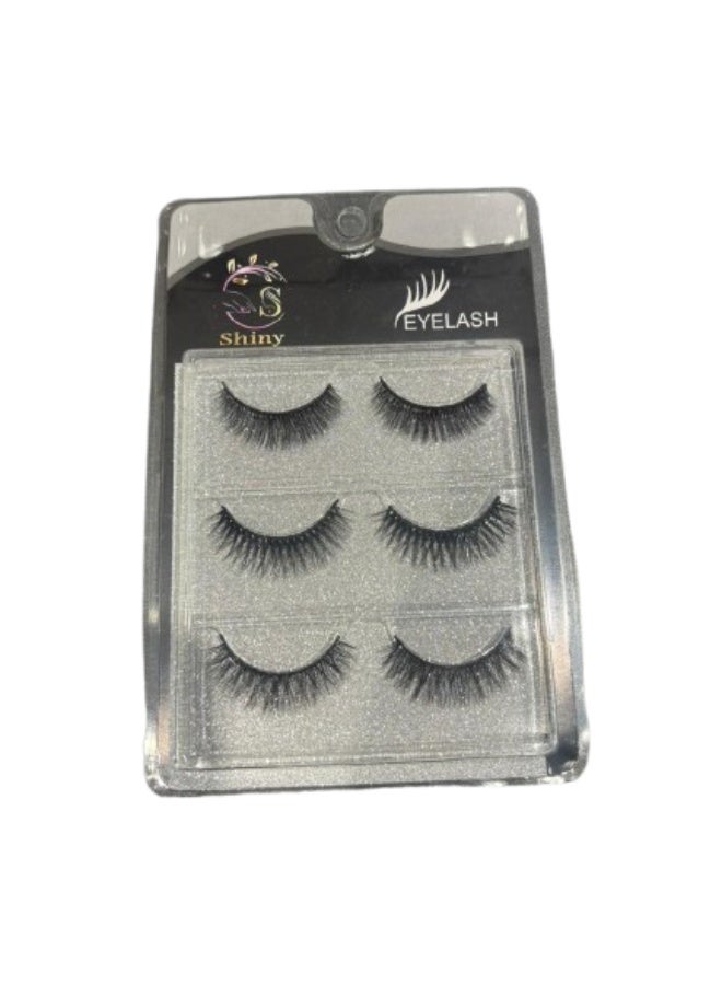 False Eyelashes 3 Pairs