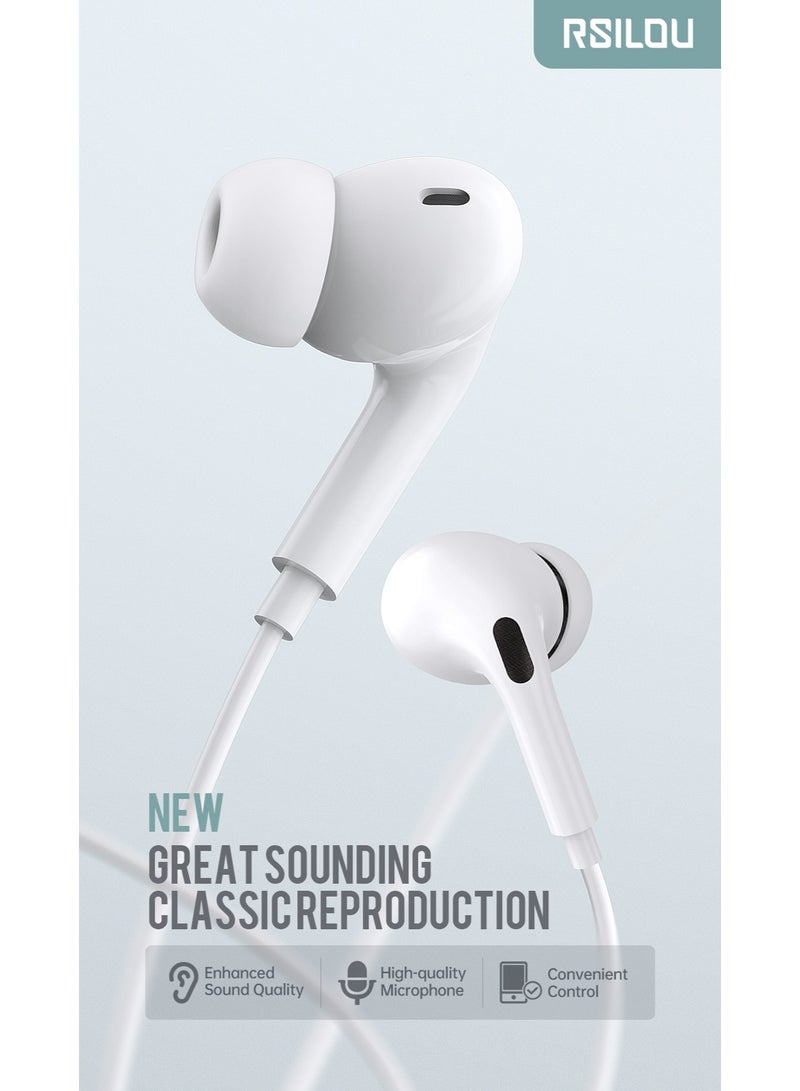 rsilou RSILOU Wired Earphones - 10MM Oversized Driver - Jack connector - Image 4