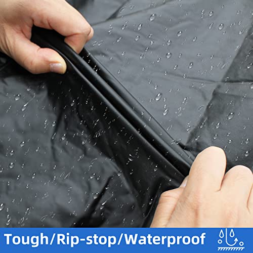 VINPATIO RV Tire Covers 4 Pack, Waterproof Thickening Leather Tire Cover for RV Wheel Trailer Camper, Universal Fits Tire Diameters 33-35 inches, Black - Image 3