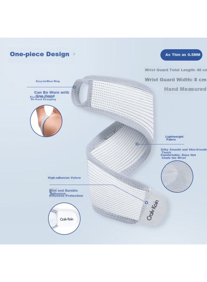 Cralvkoin Summer Tendonitis Wrist Brace Sprain Support Wrist Strain Stabilizer Sports Fitness Badminton Compression Breathable Guard - Image 2