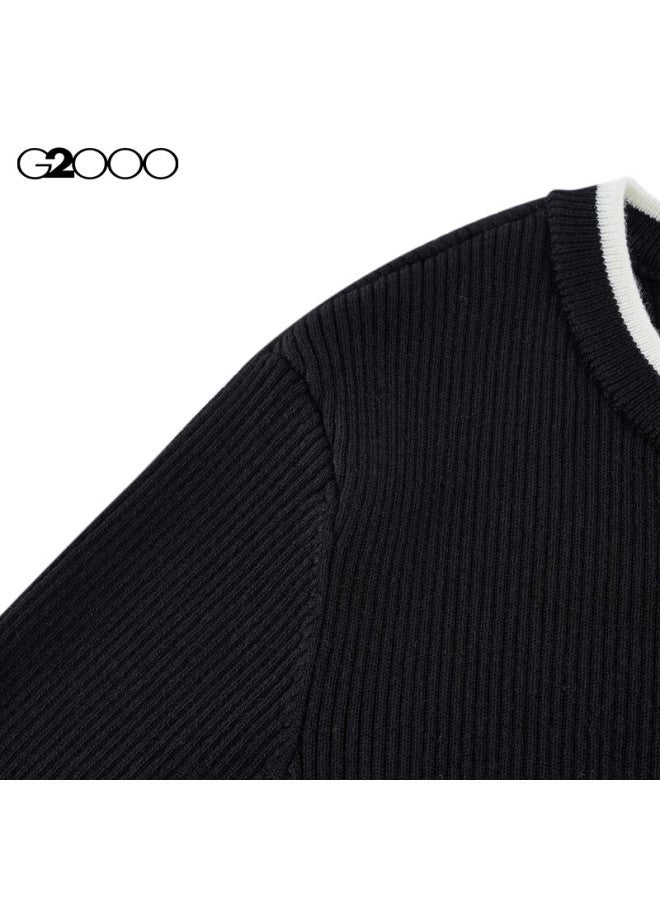 G2000 Autumn Winter Mall Style Warm Pearl Button Knit Cardigan Black S - Image 2