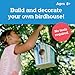 MindWare Make Your Own Birdhouse Kit Wood Art Kit for Kids Includes PreCut Wood Pieces and Art Supplies to Assemble and Paint Your Own Bird House Ages 5 and Up - Image 4