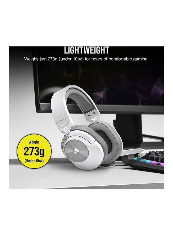 Corsair HS55 Stereo Gaming Headset-White - Image 4