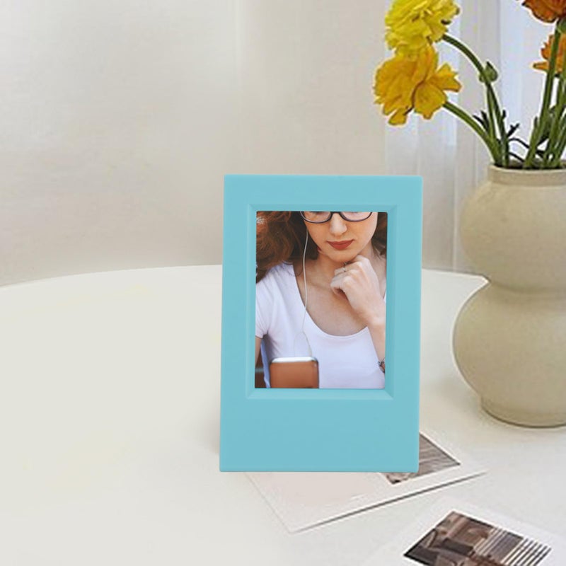 Transparent Slanted Acrylic Picture Frame For 3 Inch Photos Desk Decor Home Office - Image 5