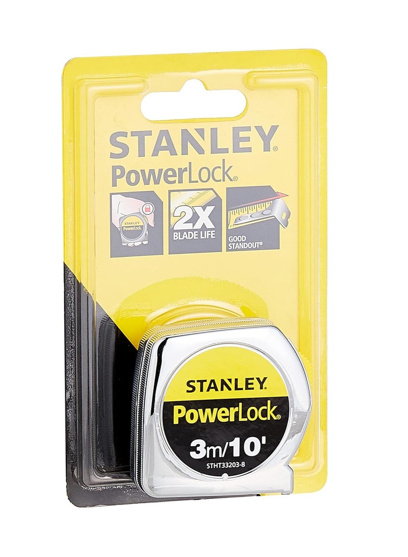 Stanly STANLEY  POWER LOCK  Tape Measure  3M/10  - Image 1