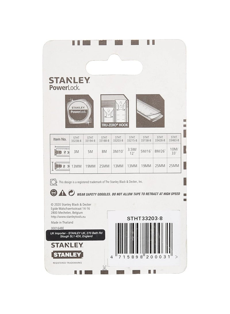Stanly STANLEY  POWER LOCK  Tape Measure  3M/10  - Image 3