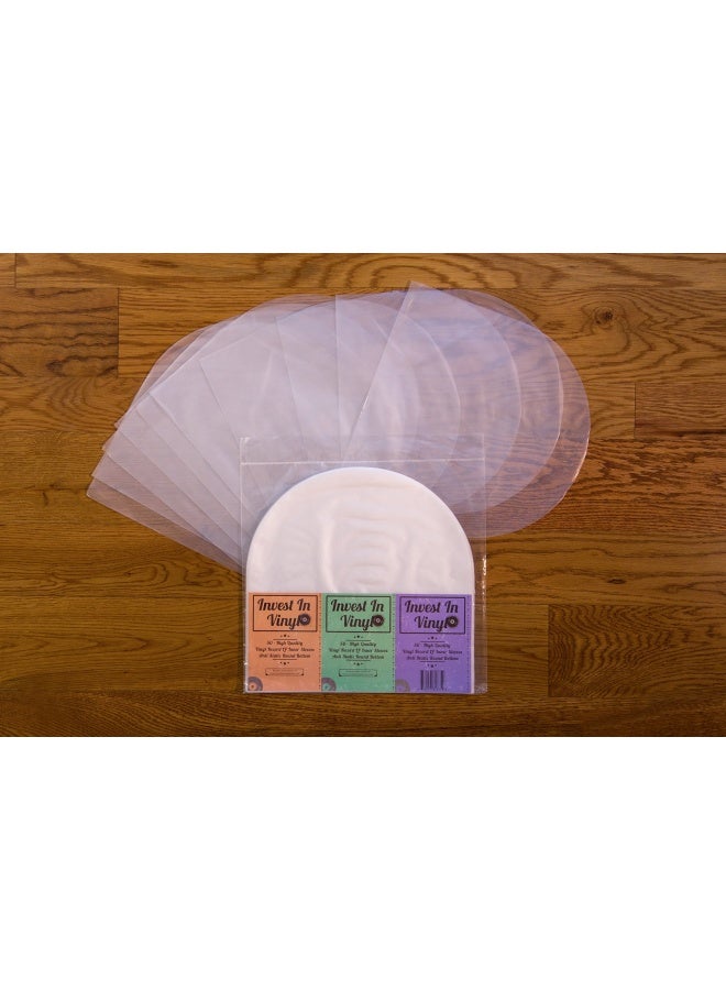 Generic Invest In Vinyl  50 LP Inner Sleeves Anti Static Round Bottom 33 RPM 12 Vinyl Record Sleeves Provide Your LP Collection with The Proper Protection -  - Image 2