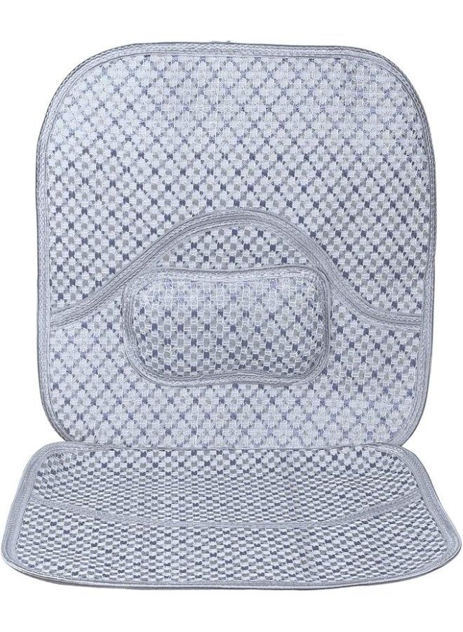 Car Seat Support Cushion with Breathable Linen Fabric, Ergonomic Seat Pad for Enhanced Driving Comfort, Everyday Use and Universal Fit - Image 3