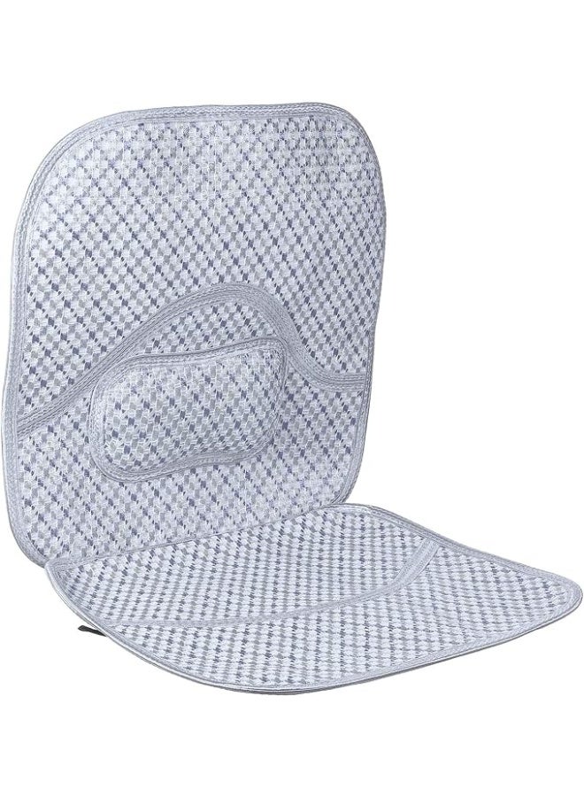 Car Seat Support Cushion with Breathable Linen Fabric, Ergonomic Seat Pad for Enhanced Driving Comfort, Everyday Use and Universal Fit - Image 2