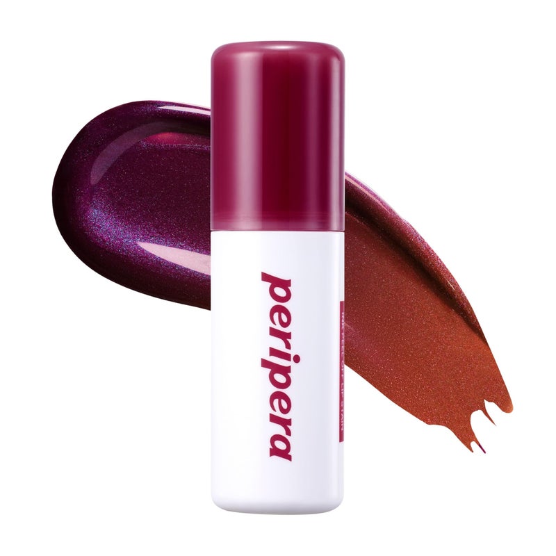Peripera Ink Peel Off Lip Stain - Long Lasting, Transfer-Proof, Waterproof Korean Lip Tint with Color-Changing Peel-Off Formula (01 BLACK CHERRY) - Image 1