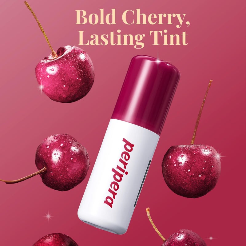 Peripera Ink Peel Off Lip Stain - Long Lasting, Transfer-Proof, Waterproof Korean Lip Tint with Color-Changing Peel-Off Formula (01 BLACK CHERRY) - Image 3