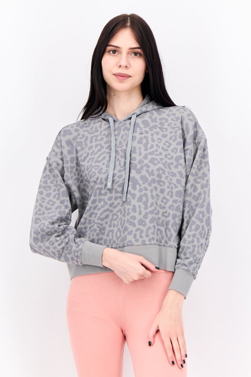 Nike Women Oversized Fit Long Sleeves Outdoor Sweatshirt, Multicolor - Image 1