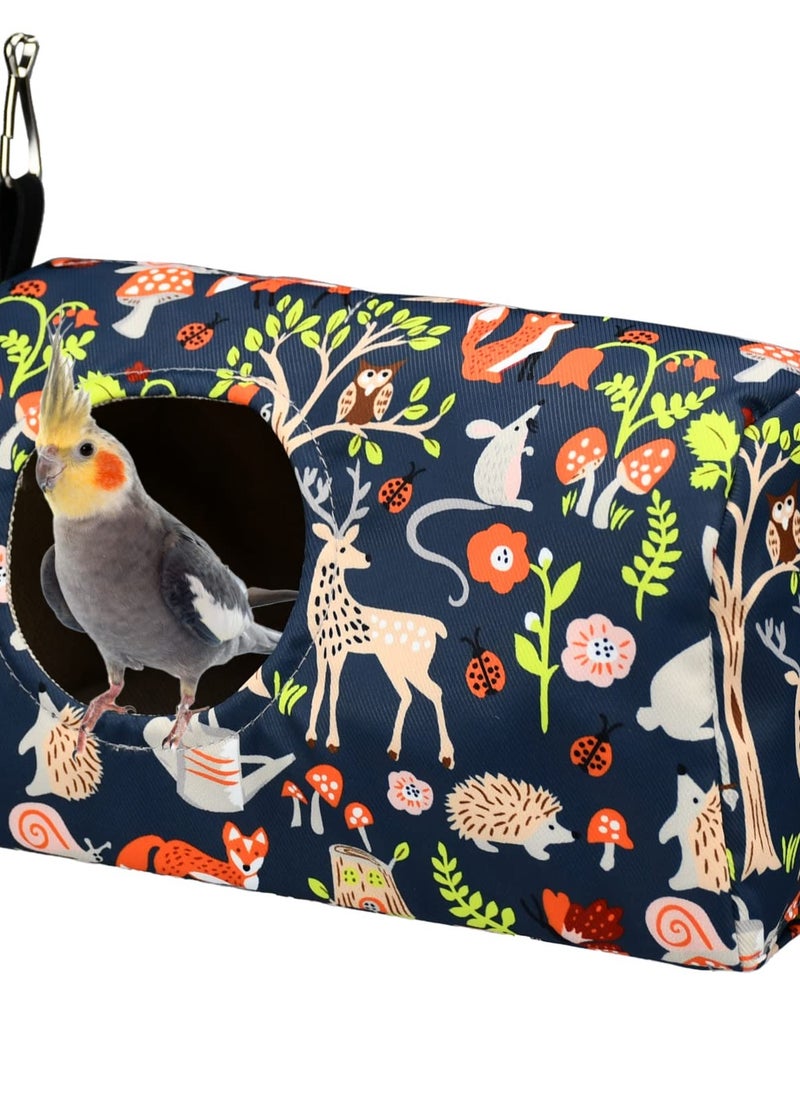 Excefore - Cozy Parrot Hammock Bed, Winter Hanging Bird Nest for Parakeets, Soft and Warm Polyester Fabric, Washable and Durable, Provides a Comfy Hideway for Your Feathered Friends. (S) - Image 1