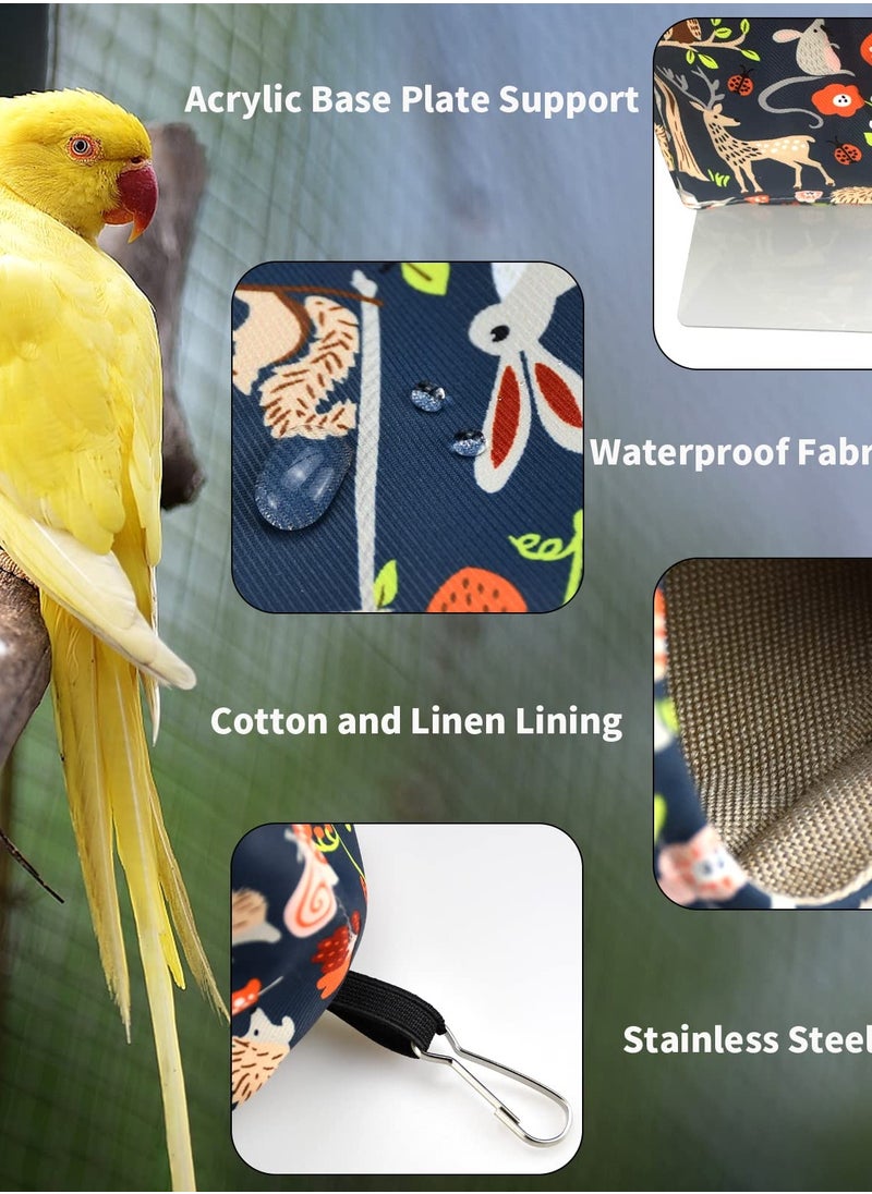Excefore - Cozy Parrot Hammock Bed, Winter Hanging Bird Nest for Parakeets, Soft and Warm Polyester Fabric, Washable and Durable, Provides a Comfy Hideway for Your Feathered Friends. (S) - Image 1