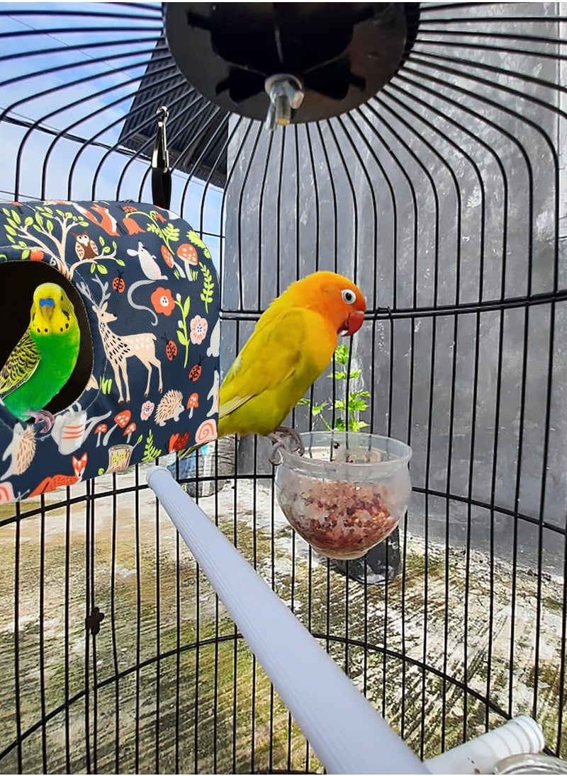 Excefore - Cozy Parrot Hammock Bed, Winter Hanging Bird Nest for Parakeets, Soft and Warm Polyester Fabric, Washable and Durable, Provides a Comfy Hideway for Your Feathered Friends. (S) - Image 1