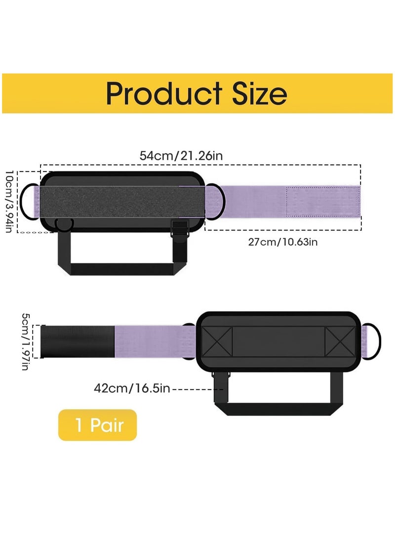 FLYROAD - Ankle Straps (2 Pack) | Ankle Straps for Pullers, Adjustable Comfort Gym Ankle Straps for Kickbacks, Glute Training, Leg Extensions, Curls, Hip Abduction Training, Gym Ankle Straps for Pullers Accessories - Image 1