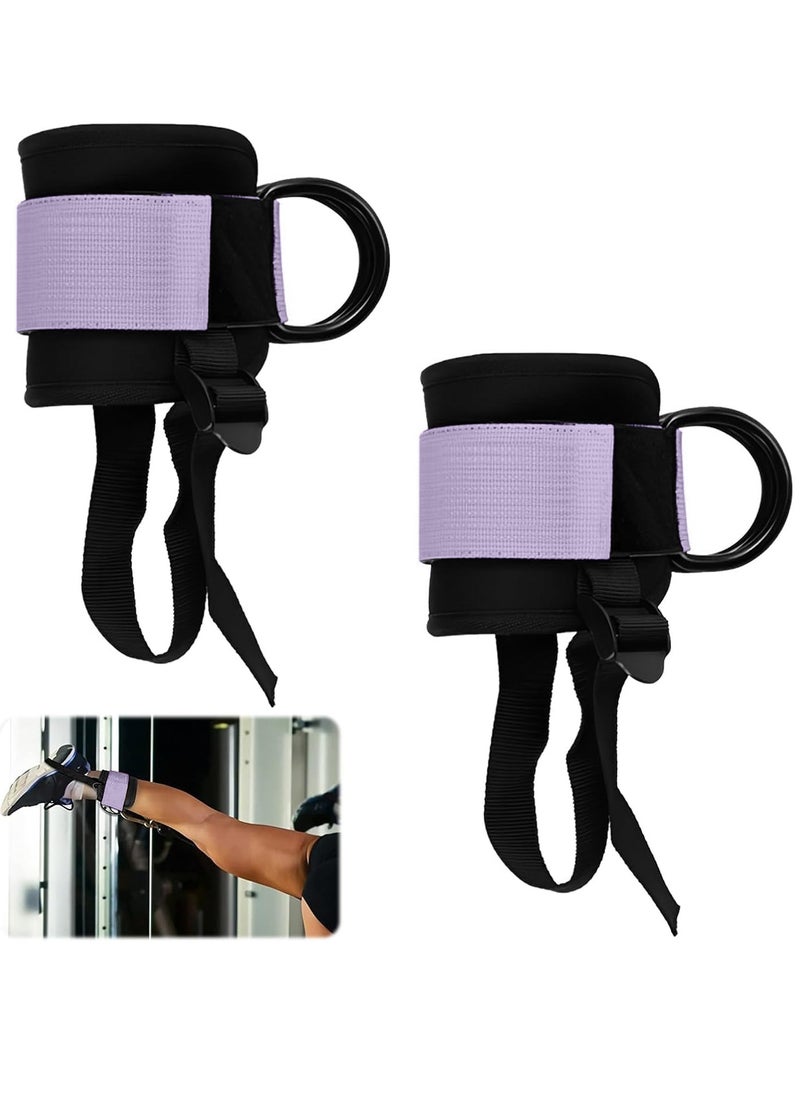 FLYROAD - Ankle Straps (2 Pack) | Ankle Straps for Pullers, Adjustable Comfort Gym Ankle Straps for Kickbacks, Glute Training, Leg Extensions, Curls, Hip Abduction Training, Gym Ankle Straps for Pullers Accessories - Image 1