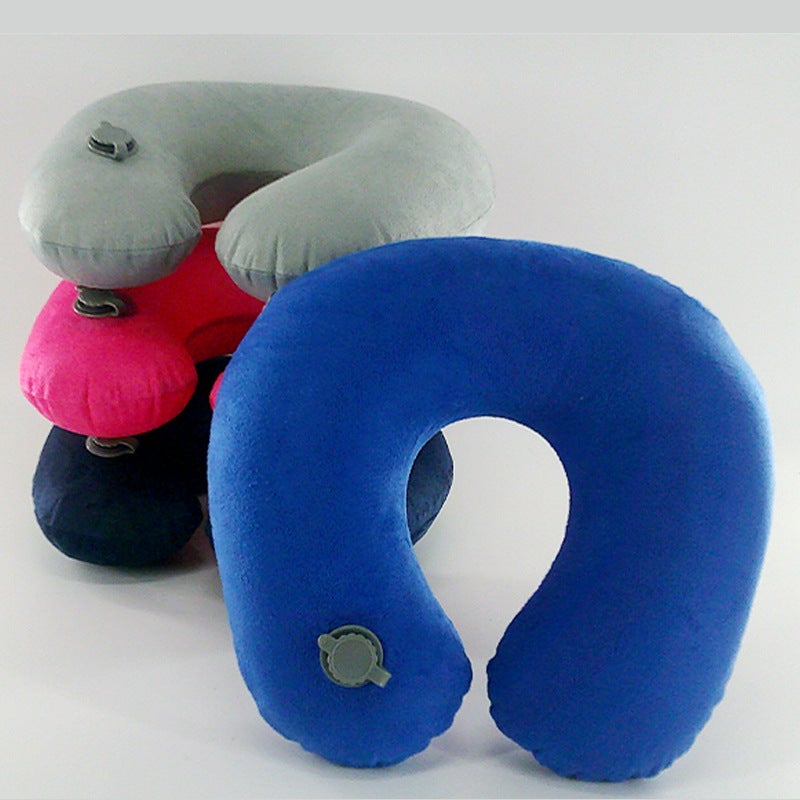 Set Of Plush Outwear, Inflatable U-Shaped Pillow, Inflatable Pillow Core, Neck Protector, U-Shaped Pillow, Travel Pillow, Neck Pillow, Neck Pillow, U-Shaped Pillow - Image 5