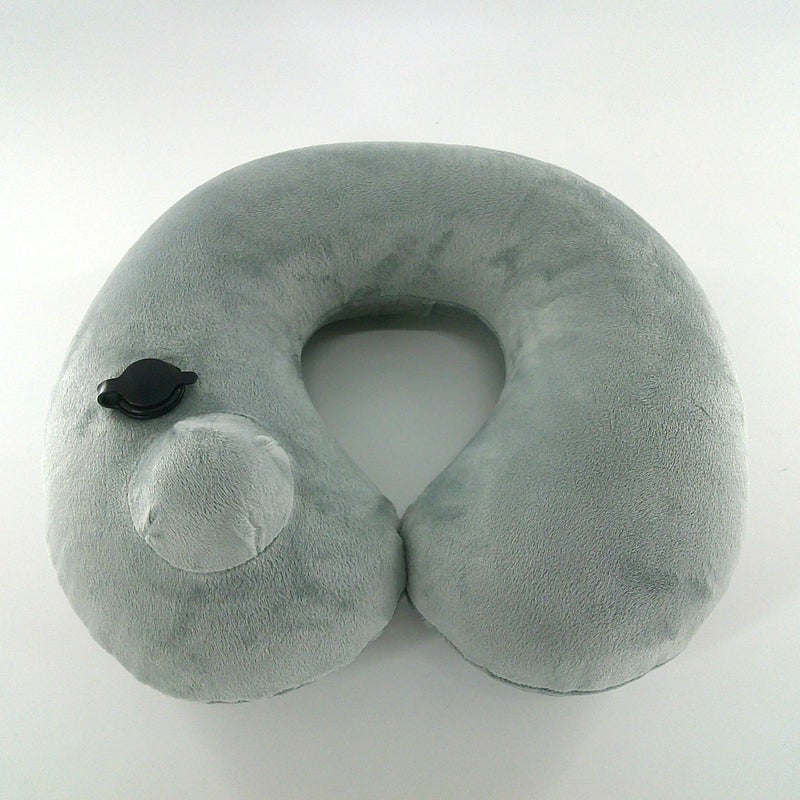 Set Of Plush Outwear, Inflatable U-Shaped Pillow, Inflatable Pillow Core, Neck Protector, U-Shaped Pillow, Travel Pillow, Neck Pillow, Neck Pillow, U-Shaped Pillow - Image 1