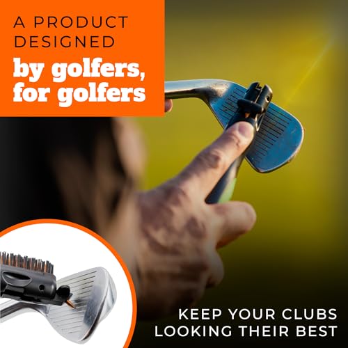 Frogger Golf Brush Head and Groove Cleaner Replacement for BrushPro (Bronze & Nylon Brush) - Image 5