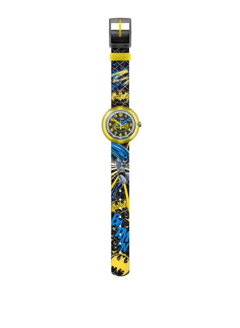 Flik Flak Kids Unisex Batmanâ€™S Adventure Quartz Movement Water Resistant Wrist Watch - 32 Mm  - Image 2