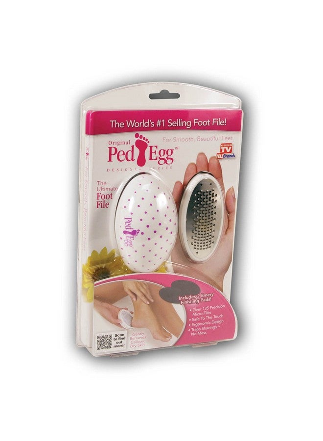 Telebrands Ped Egg Pedicure Foot File, Colors may vary - Image 1