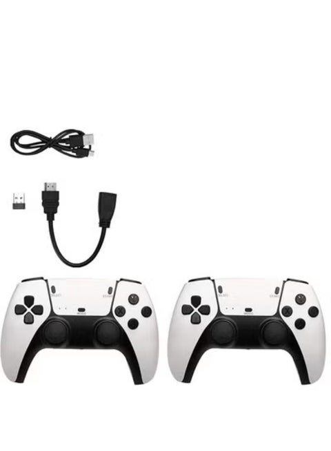Wireless Retro TV Gaming Console with Game Stick – Plug & Play 4K HD, 2 Player Support, 10 Emulators & 24000+ Games