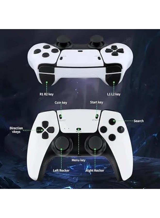 Wireless Retro TV Gaming Console with Game Stick – Plug & Play 4K HD, 2 Player Support, 10 Emulators & 24000+ Games - Image 2