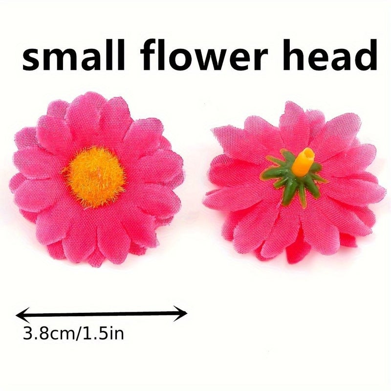 Mixed Color 50pcs Handcrafted Imitation Daisy Artificial Flowers for Wedding Decorations Home Decor - Image 3
