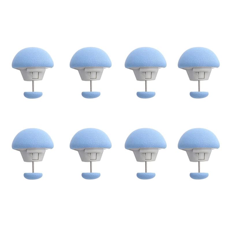 OLWICK® Mushroom Shape Duvet Clips, Non-Slip Cover Fixator, Comforter Quilt Holder with One-Key Unlock for Blanket Bed Sheet Curtain Socks Mattress Covers - Image 1
