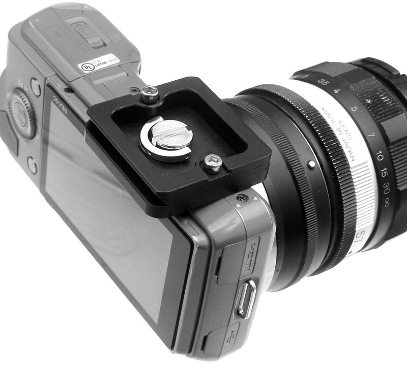 Fotasy 40mm Arca Swiss Plate, 40 mm QR Plate, Quick Release Plate, Small Arca Plate, Tiny Quick Release Plate fits Arca-Swiss Standard Clamp for Mirrorless Camera DSLR Lens Tripod Ballhead - Image 2
