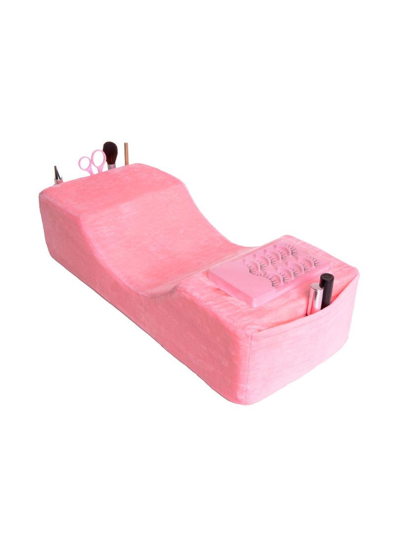 Excefore Eyelash Pillow for Lash Extensions, Luxurious Velvet Beauty Memory U-Shaped Sponge Pillow, Neck Pillows Suitable for Beauty Salon Grafting Salon to Provide Cervical Pillow Support Protection - Image 1