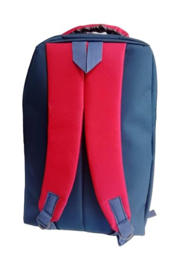SPANCO Backpack for Office, Colleg, School & Travel Use for Men & Women | Size in Inches : 18 X 13 X 8 | Color : Blue/Red - Image 5