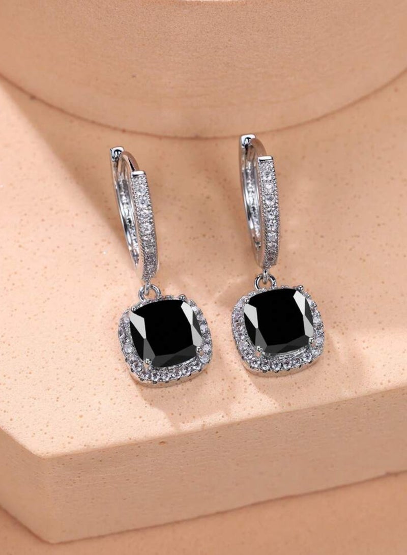 Equal Elegant & High Quality Earrings For Women Inlaid With Zirconia - Image 1