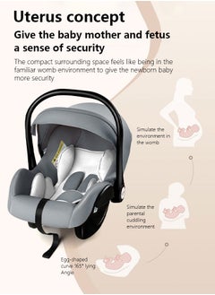 Gonice Carrier Portable Baby Car Seat with Full Body Support Cushion  - Image 5