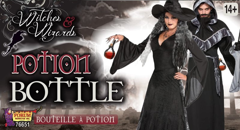 Rubies Dark Magic Cork Potion Bottle Costume Accessory for Themed Parties and Halloween - Image 3