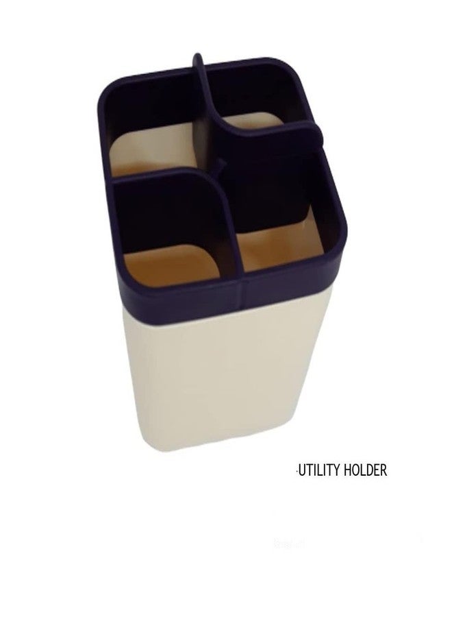 KIDINGTON Apex Utility Holder Homeware,APEX Utility Holder,Pen Holder,Cutlery,Tooth Brush & Bathroom Stand I Utility Holder (Pen Holder,Cutlery,Tooth Brush & Bathroom Stand) Pen box - Image 3