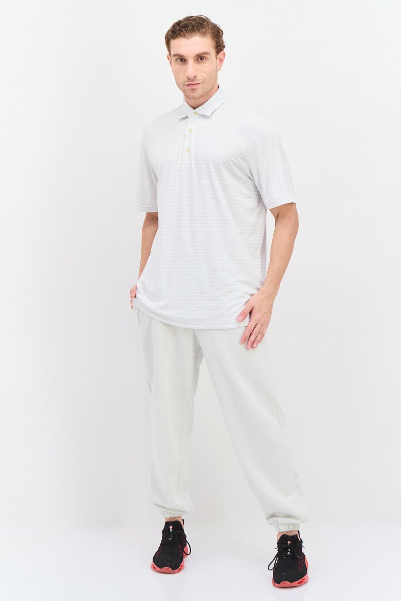 Greg Norman قميص بولو قصير الأكمام للرجال، رياضي، خارجي، أبيض - Image 4