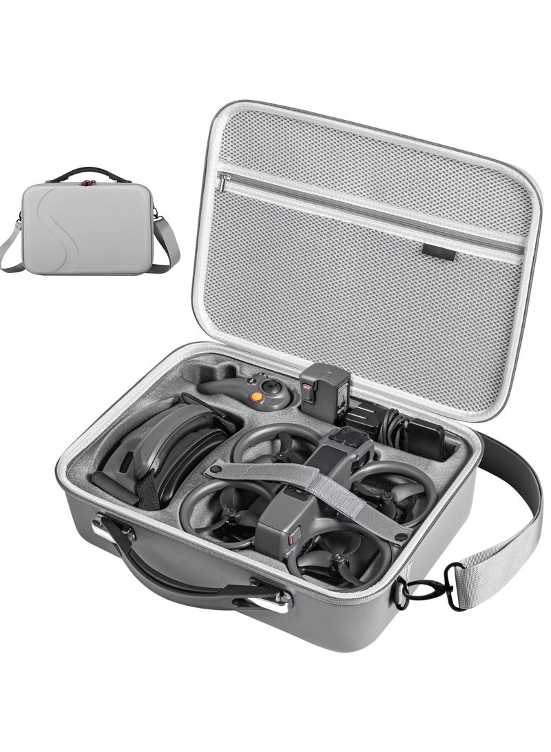 Portable Carrying Case for DJI Avata 2 Fly More Combo and Goggles 3, Ideal Storage Bag for Accessories and RC Motion 3 - Image 1