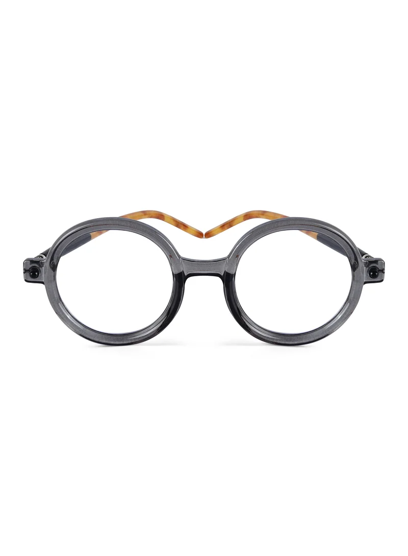 Woggles Swirl Grey Round Sunglasses| 100% UV Protected| Men & Women