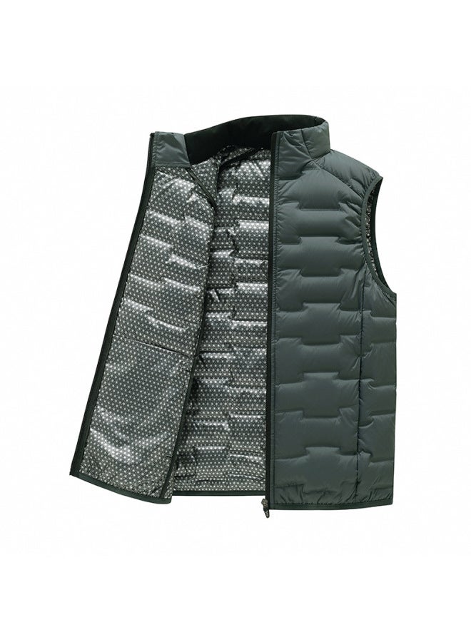 Outdoor Sports Down Vest Training Running Windproof Graphene Heating Vest Customizable