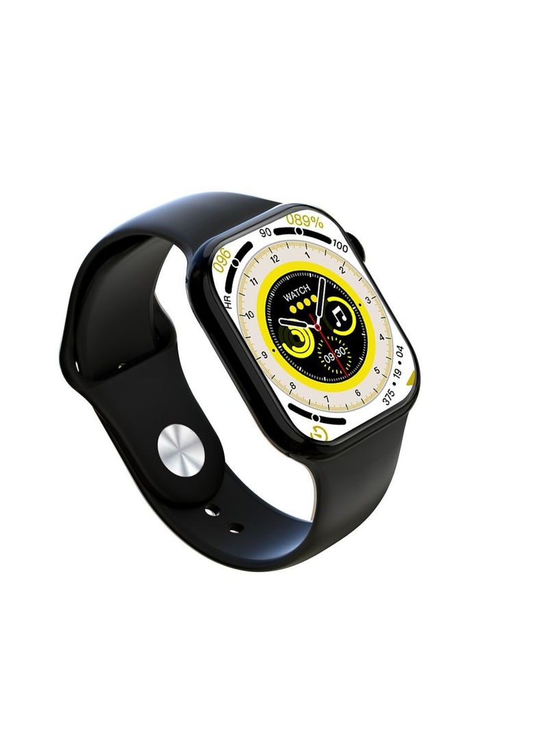 GULFLINK - Smart Watch for Android and iOS Phones Compatible with Apple iPhone and Samsung Black - Image 1
