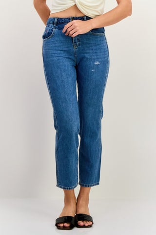 Women Mom Fit Ripped Non Stretchable Jeans, Washed Blue - pzsku/Z7AF208D6EE06BC9A2B5FZ/45/1746228036/29dfe1d9-c755-4443-a55c-7115da25791e