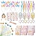 Vanblue 72Pcs Princess Party Favors Crown Birthday Decorations Party Supplies for Girls Crown Headbands Princess Castle Goodie Bag StuffersPinata Fillers Classroom Rewards Gifts for Kids - Image 2