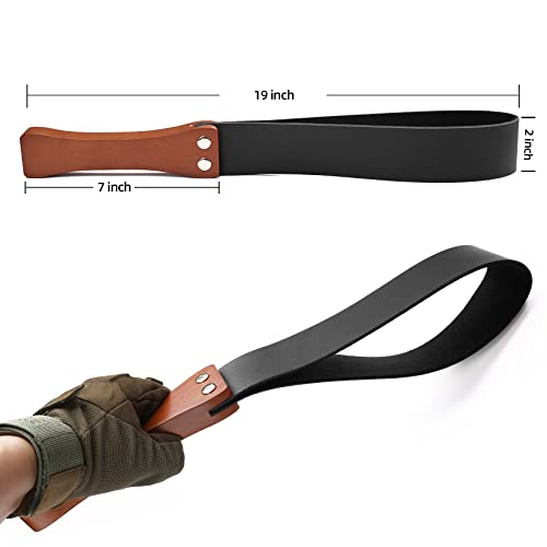 BAVIHOR Riding Crop for Horses, 19'' Equestrianism Riding Crops with Anti-Slip Wooden Handle - Image 2