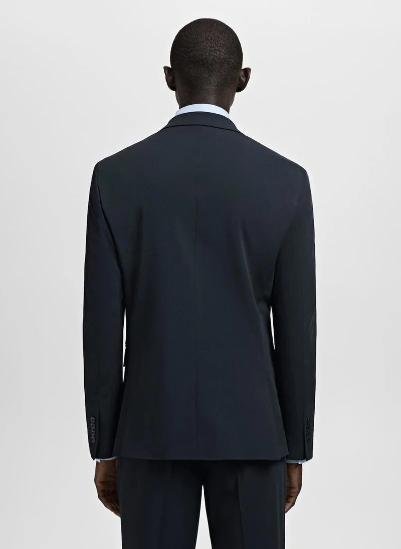 Mango Man Super slim-fit suit jacket in stretch fabric