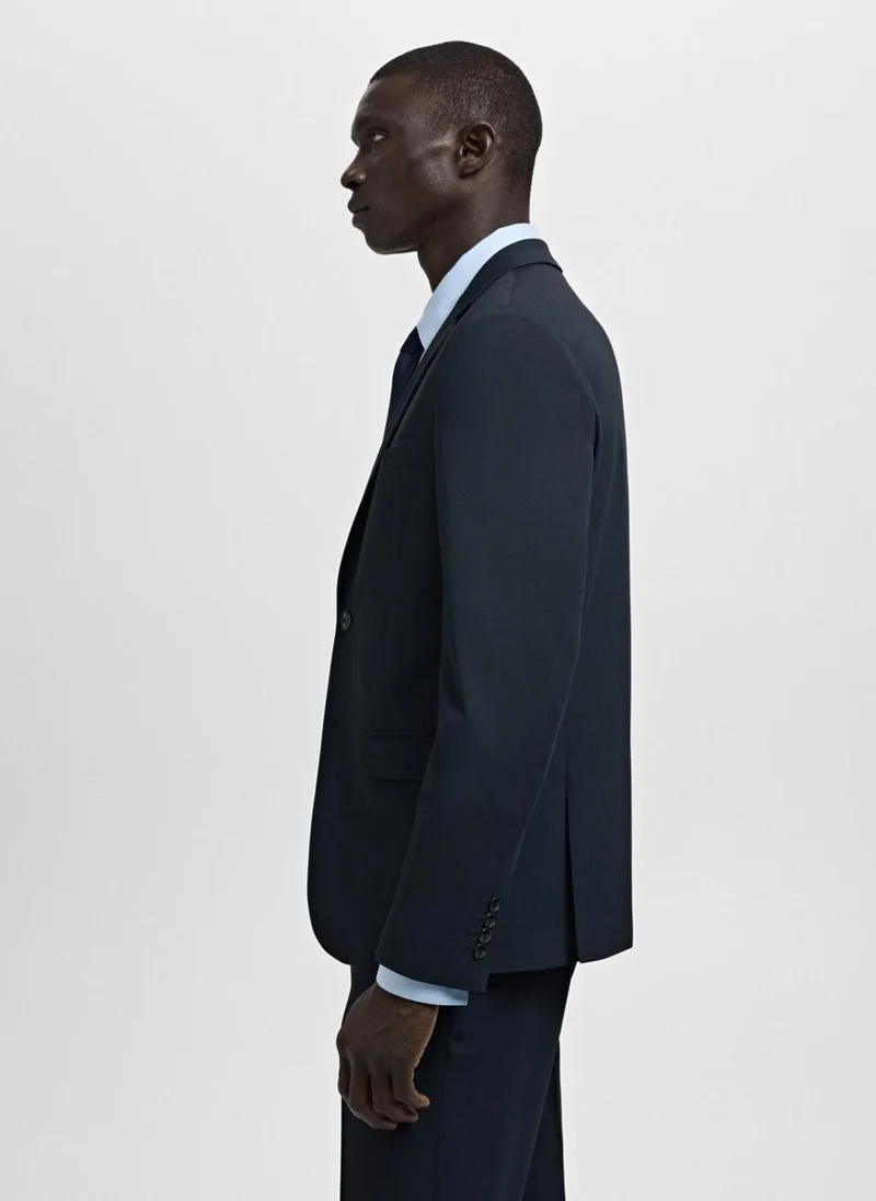Mango Man  Super slim-fit suit jacket in stretch fabric for Men | Best Price UAE
