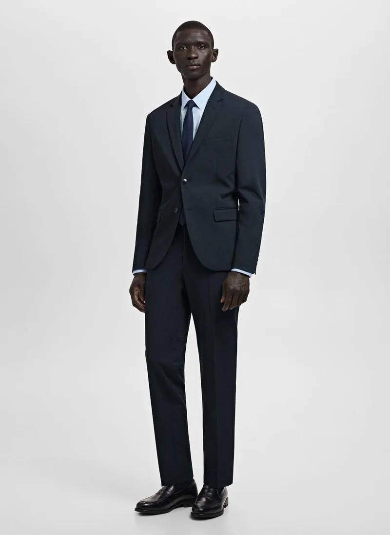 Mango Man  Super slim-fit suit jacket in stretch fabric for Men | Best Price UAE
